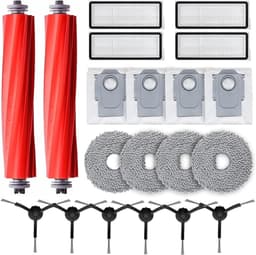 20-delige accessoireset voor Roborock P10S/P10 Pro/P10S Pure & Qrevo MaxV/Pro/S – 2 hoofdborstels, 4 stofzakken, 4 dweilpads, 4 filters & 6 zijborstels — thumbnail 1