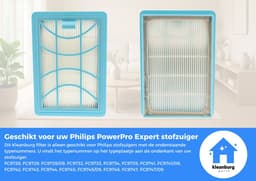 Kleanburg® - Geschikt voor Philips PowerPro Expert - HEPA-filter H11 - 1 stuk — thumbnail 2
