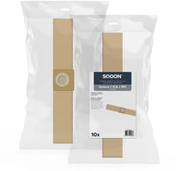 SQOON® Industriële Stofzuigerzakken - Geschikt voor Soteco Micro - Vervangt Model 07940 - 10 Stuks - Papier - Voor Professioneel Gebruik in Bouw en Industrie — thumbnail 3