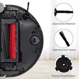 29 stuks accessoires Geschikt voor Roborock S8 MaxV Ultra robotstofzuiger, 2 hoofdborstels, 6 stofzakken, 4 wisserdoeken, 4 zijwissers, 4 filters, 6 zijborstels, 1 zelfreinigende borstel, 1 reinigingsborstel, — thumbnail 5