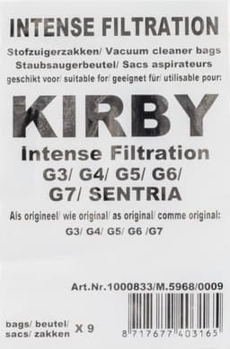 Kirby G3/ G4/ G5/ G6/ G7/ Sentria - 9 Stuks — thumbnail 3