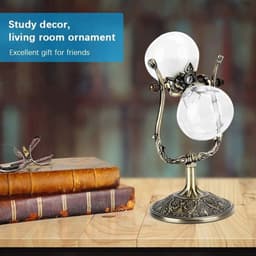 Zandloper Timer 15 Minuten - Vintage Metaal en Glas - Studie Decor Keuken Timing Kamer Timing Decoratie . — thumbnail 5