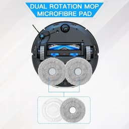 Cosensi - Reservehouder en dweilplaten voor Robotstofzuigers - Vloerreiniging - Ecovacs Deebot T30 Pro Omni/T30 Omni/T30S/T30S Combo - Reserveonderdelen — thumbnail 2