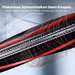 JONR X1 Max All-in-One Robotstofzuiger, Uitschuifbare dubbele armen met 20 kPa zuigkracht, 75 ℃ dynamische heetwaterreiniging + 45 ℃ heteluchtdroging, Klitvrije haarverwijdering, AI-obstakelvermijding — thumbnail 2