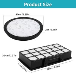 Vervangingsfilter - Geschikt voor Rowenta Silence Force Cyclonic Stofzuiger RO7611 RO7623 RO7634 - ZR903701 HEPA-filter - Stofzuigerfilters — thumbnail 2