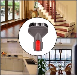 Daity Accessoireset voor het verwijderen van hardnekkige vlekken voor Dyson 5e generatie V15 V12 V11 V10 V8 V7 stofzuigers - vervangende borstelkop met stijve haren. — thumbnail 3