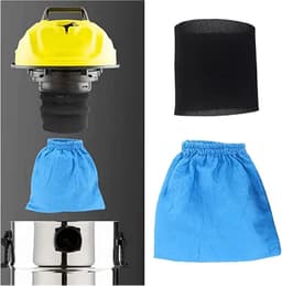 Filterset voor nat- en droogstofzuiger - geschikt voor Kärcher WD 2, WD 3, WD 4 - met 2 textielfilterzak en 2 nat/schuimfilter - 4 stuks — thumbnail 5