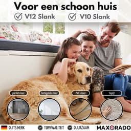 Maxorado Stofzuigermond geschikt voor Dyson V10 / V12 Slim – Platte Parketborstel voor Houten Vloeren, Laminaat & Tegels – Flexibel & Wendbaar – 28 cm Breed – Met Zijzuigopeningen & Wielen — thumbnail 5