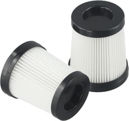 2-stuks filtervervanging spatronen - Geschikt voor TINECO - Gemakkelijk schoon te maken - Accessoires voor stofzuigerfilters - Onderdelen voor stofzuigers - Gemakkelijk te installeren - Filter Set Geschikt - Stofzuiger Onderdelen - Wit — thumbnail 1