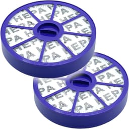 Fixem Geschikt voor Dyson Stofzuiger Filter DC04 DC05 DC08 DC19 DC20 DC29 – Vervangt 90022801 – HEPA Voorfilter – Alternatief Stofzuigerfilter – 152x29x152mm - Filter rond - Filter paars - 2 Stuks — thumbnail 1