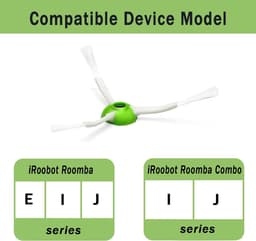 6 stuks Randborstel voor iRobot Roomba - Compatibel met i, j, e & Combo i/j Serie - Schoonmaakaccessoire voor i3+ t/m i8+, j5+ t/m j9+, e5/e6/e7 (3 cm) — thumbnail 3