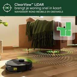 iRobot Roomba® 105 Combo + AutoEmpty Dock - Robotstofzuiger met Dweilfunctie - Zwart (Y3510) — thumbnail 5