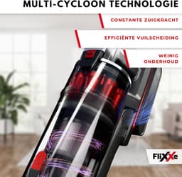 Flixxe T12 snoerloze stofzuiger met cycloontechnologie - echte zuigkracht van 29 kPa - 60 min looptijd - X-SCAN-technologie - LED-lichtborstel — thumbnail 3
