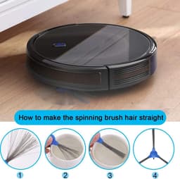 Zijborstel vervanging voor Eufy RoboVac 11S, RoboVac 11S MAX, RoboVac 30, RoboVac 30C, RoboVac 30C MAX, RoboVac 15C, 15C MAX, 25C, 35C, G10, G30, G30 Edge, G30 Hybride, G40 Hybride, G40 — thumbnail 2