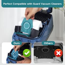 6 stuks TU-stofzuigerzakken-voor Miele Guard S1/L1/M1-stofzuigerzakken voor Miele Pure TU-Junior/Silence/Allergy/Parquet XL/AllFloor/Cat Dog/Flex/Comfort-serie-Lekvrij- inhoud 3,5 liter — thumbnail 2