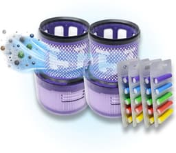 2 Stuks Premium wasbare filters geschikt voor Dyson v11 v15 - SV14 SV15 SV17 SV22 SV28 SV47 +20x geurstaafjes vervangt: #970013-02 #97001302 — thumbnail 1