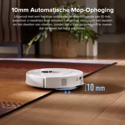 Roborock QV 35S Set-Robotstofzuiger–10000 Pa zuigkracht–Dubbele anti-klitborstels–Slimme obstakelvermijding–Dubbele opklapbare–Draaiende dweilen–Automatisch dweilen–Zelfdrogend–twee stofzuigerzakken en één filter-Wit–Qrevo plus Upgrade — thumbnail 4
