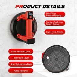 Accuzuiger Set - Handstofzuiger - Snel Schoonmaken - Inclusief Extra Accu - 35 cm - Zwart — thumbnail 3