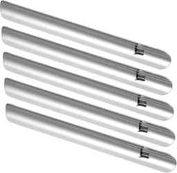 Kruimelveger Tafel - Broodkruimelreiniger - Snel Tafels Schoonmaken - Met Kledingclip - 15 cm - Zilver — thumbnail 5