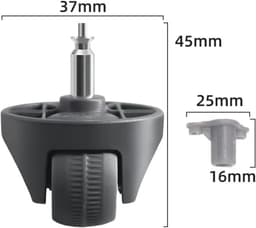 Voorwiel Set voor Narwal J4 / J5 / Freo X Ultra / Freo Z Ultra Stofzuiger Robots — thumbnail 5