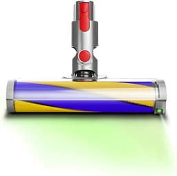 Traumheim® Borstel voor Dyson steelstofzuiger - Borstel compatibel met Dyson V7, V8, V10, V11, V15 steelstofzuiger - elektrische borstel met directe aandrijving met laser-LED voor harde vloeren en laagpolige tapijten — thumbnail 1