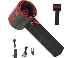Turboventilator - Luchtblazer Stofzuiger - Auto Reinigen - Draadloos Oplaadbaar - 11 inch - Rood