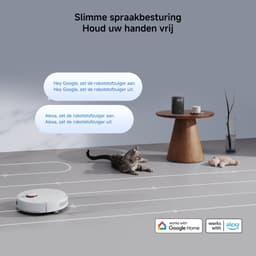 Xiaomi Robot Vacuum S40C – Robotstofzuiger met Dweilfunctie – 5000Pa Zuigkracht – Slimme LDS Lasernavigatie – App-bediening – Automatisch Opladen – Geschikt voor Harde Vloeren & Laagpolig Tapijt — thumbnail 4