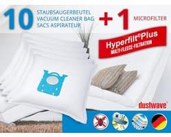 Stofzuigerzakken - Stofzuigerzakken Stofzuigerfilters - Stofzuigen Thuis - Meerlaags Microvlies - 10 stuks - Wit