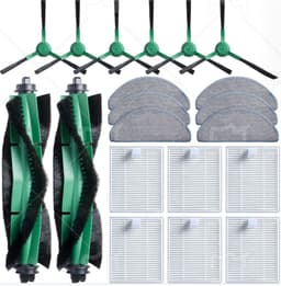 20 Stuks Accessoireset voor iRobot Roomba Combo 2 Essential Y0140/Y0112/Y0110, voor Roomba 105 Combo Vervanging - 2 handborstels, 6 filters, 6 zijborstels, 6 dweilpads — thumbnail 1