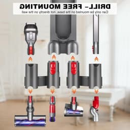 Accessoires voor Dyson V7 V8 V10 V11 V15 - Wandmontage Set met Bevestigingsmateriaal en Opbergruimte — thumbnail 5
