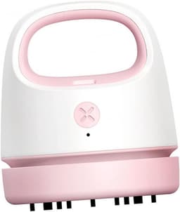 Draadloze Tafelstofzuiger - Mini Stofzuiger - Bureau Schoonmaken - USB Oplaadbaar - 3.9 x 3.4 Inch - Roze — thumbnail 1