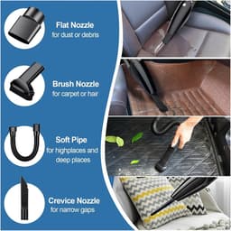 Draadloze Handstofzuiger - Draagbaar Apparaat - Auto Interieur Reinigen - Krachtige Zuigkracht - 0.5L Capaciteit - One Color — thumbnail 3