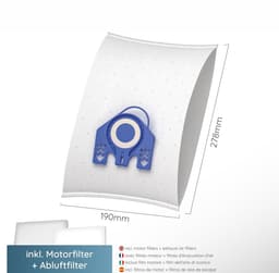 PromoHome 10 Stofzuigerzakken geschikt voor Miele GN - 3D Efficiency - Complete C3 Cat & Dog PowerLine - Automatische stofafdichting incl. filter — thumbnail 5
