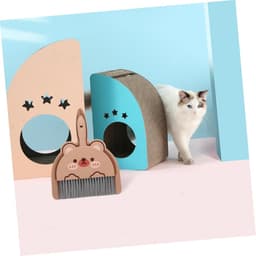 Reinigingsset Bezem Stoffer - Mini Veegset - Bureau Schoonmaken - Compact Ontwerp - 23 cm - Afgebeeld — thumbnail 3