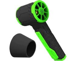 Elektrische Luchtblazer - Stofdoek Fan - Stof Verwijderen - Traploze Snelheid - 4000mAh Batterij - Grijs