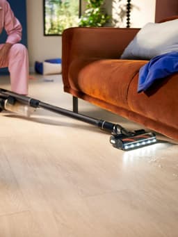 Philips Steelstofzuiger met Dweilfunctie XC7057/01 - Zuigmond met LED verlichting - Draadloos - Zonder Zak - Handstofzuigerfunctie - Alle Vloertypen - Lichtgewicht — thumbnail 3