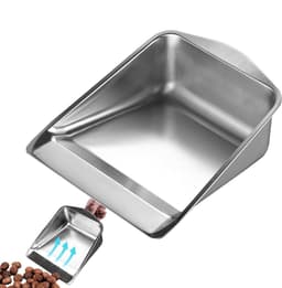 Stalen Stofblik - Metalen Veegblik - Efficiënt Schoonmaken - Roestvrij Staal - 23.5x26x10cm — thumbnail 1