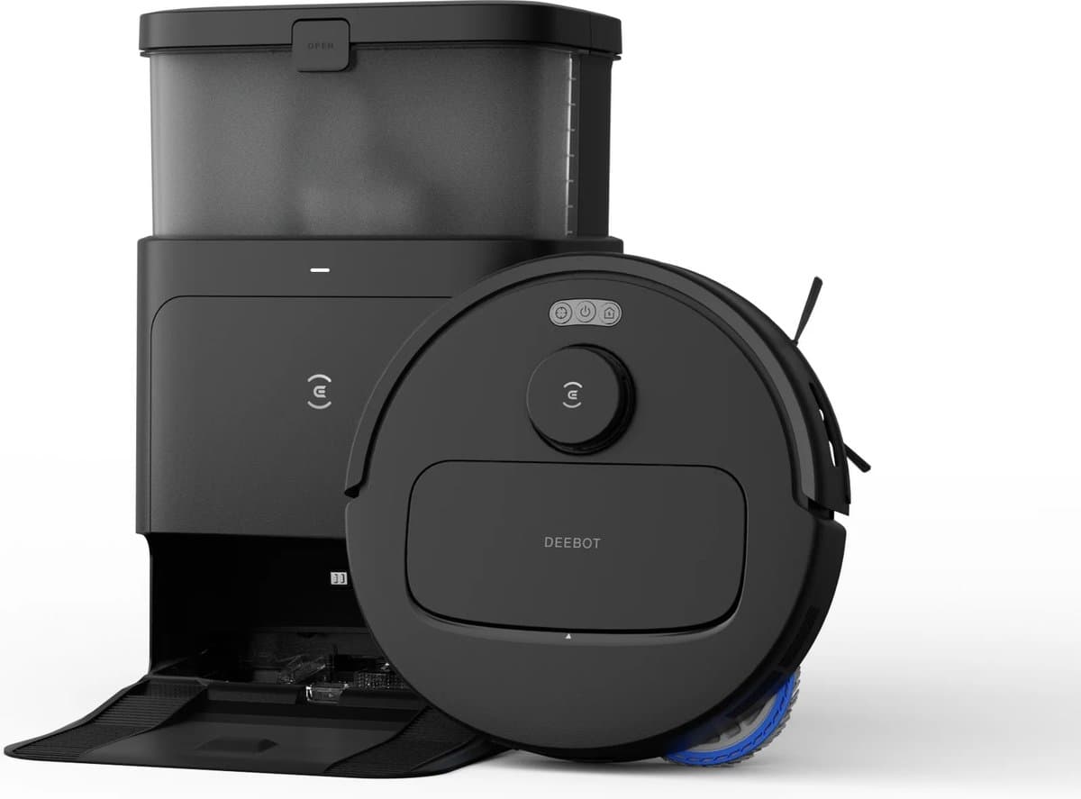Ecovacs DEEBOT N30 PRO OMNI BLACK - Robotstofzuiger met Dweilfunctie — afbeelding 1