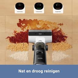 Natte droge stofzuiger - Steelstofzuiger allesreiniger - Vloeren reinigen - Automatische zelfreiniging - 4 kg lichtgewicht - Wit — thumbnail 5