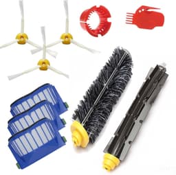 Vervangingsonderdelenset met flexibele borstel -filter en zijborstel - compatibel met iRobot Roomba 600-serie 595 610 614 618 620 630 640 650 660 680 685 690 692 694 695 stofzuiger — thumbnail 1