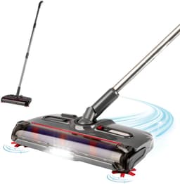 CLEANmaxx accu-veegmachine, draadloos | Vloerveger met 1.200 tpm en 4 borstels | incl. led-verlichting | Anti-haren-systeem, perfect voor dierenharen | 60 minuten gebruiksduur | voor tapijt, tegels en laminaat — thumbnail 1
