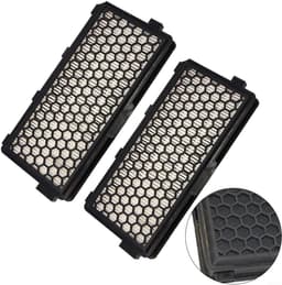 Filter - geschikt voor Miele Classic Compact C1 Complete C2/C3 stofzuigers - 2-delige set - 18,5 x 8,5 x 2,8 cm — thumbnail 1