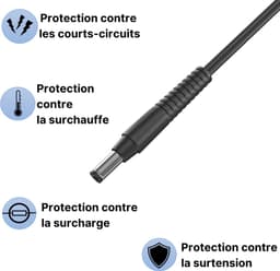 36V-oplader ter vervanging van RS-RH5275 Compatibel met Rowenta Air Force Extreme Silence/Vision Pro/Serenity-stofzuiger Phonillico® — thumbnail 4