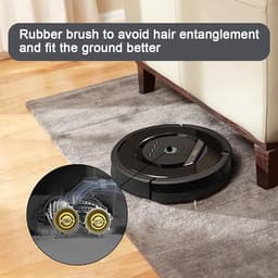 Rubberen borstelset geschikt voor iRobot 800 en 900 serie robotstofzuigers, vervangende rolborstel voor Roomba 850 860 861 866 870 880 890 960 980 — thumbnail 2