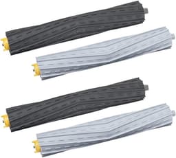 Rubberen borstelset geschikt voor iRobot 800 en 900 serie robotstofzuigers, vervangende rolborstel voor Roomba 850 860 861 866 870 880 890 960 980 — thumbnail 1