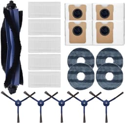 Geschikt voor accessoires voor de eufy omni C20 robotstofzuiger: hoofdborstel, zijborstel, filter, dweil en stofzak — thumbnail 1