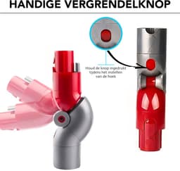 TOFY® Adapter met Snelle Ontgrendeling geschikt voor Dyson V12 - Opzetstuk - 90 Graden Rotatie - Mondstuk - Stofzuigeraccessoires — thumbnail 5