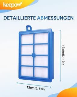 HEPA 13 filters voor stofzuigers - 3-pack - geschikt voor verschillende modellen - hoge filtercapaciteit — thumbnail 3