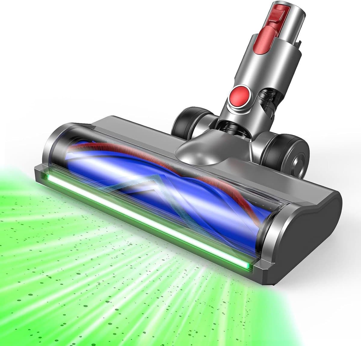 Geschikt voor Dyson V7V8V10V11V15V8slim onderdelen voor stofzuigers zachte zuigerkop bodemborstel voor stofzuigers reserveborstel voor stofzuigers, voor het hele bereik zichtbare stof direct aangedreven bodemborstel 1 stuk — afbeelding 1