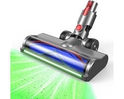 Geschikt voor Dyson V7V8V10V11V15V8slim onderdelen voor stofzuigers zachte zuigerkop bodemborstel voor stofzuigers reserveborstel voor stofzuigers, voor het hele bereik zichtbare stof direct aangedreven bodemborstel 1 stuk